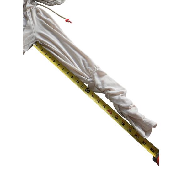 Womens Free People Movement Drawstring Hoodie White CLEAN Medium Off White - Picture 6 of 11